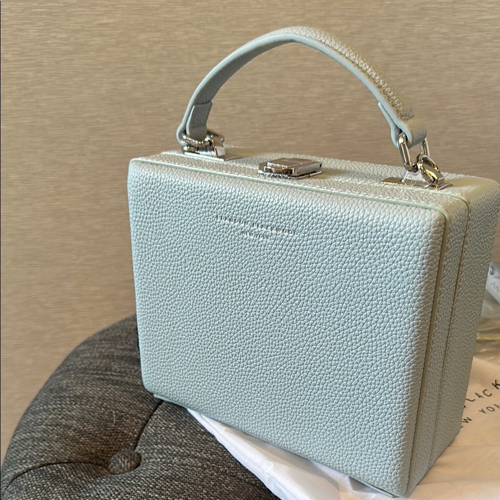 Brandon Blackwood trunk box bag blue